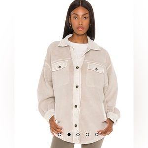 Free People Ruby Jacket - Color Stone Size Small